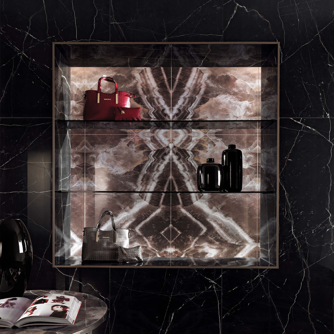 Living Room Tiles MarvelDream Atlantis Black