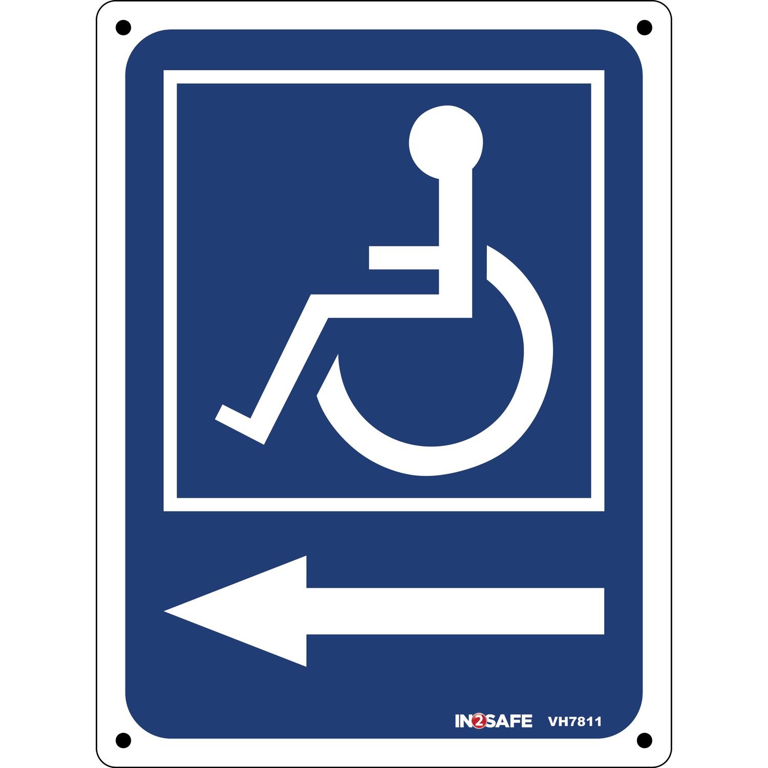 Disabled Logo Direction Left