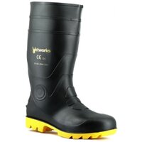 Wetworks Industrial Safety Gumboot Black