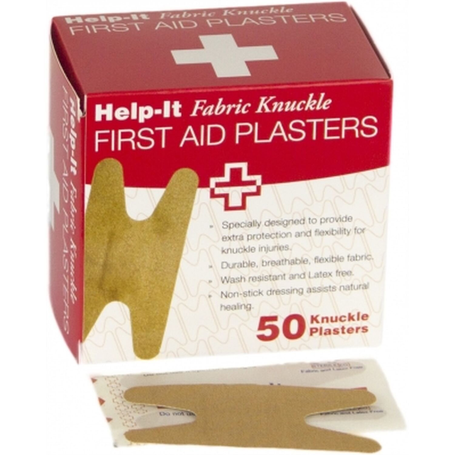 50 Assorted Fabric Knuckle Plasters