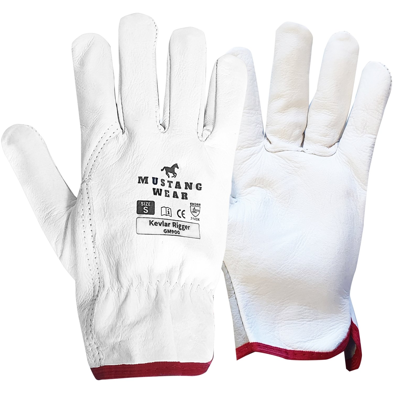 Mustang Wear Premium Leather Rigger Glove (Pkt 12)