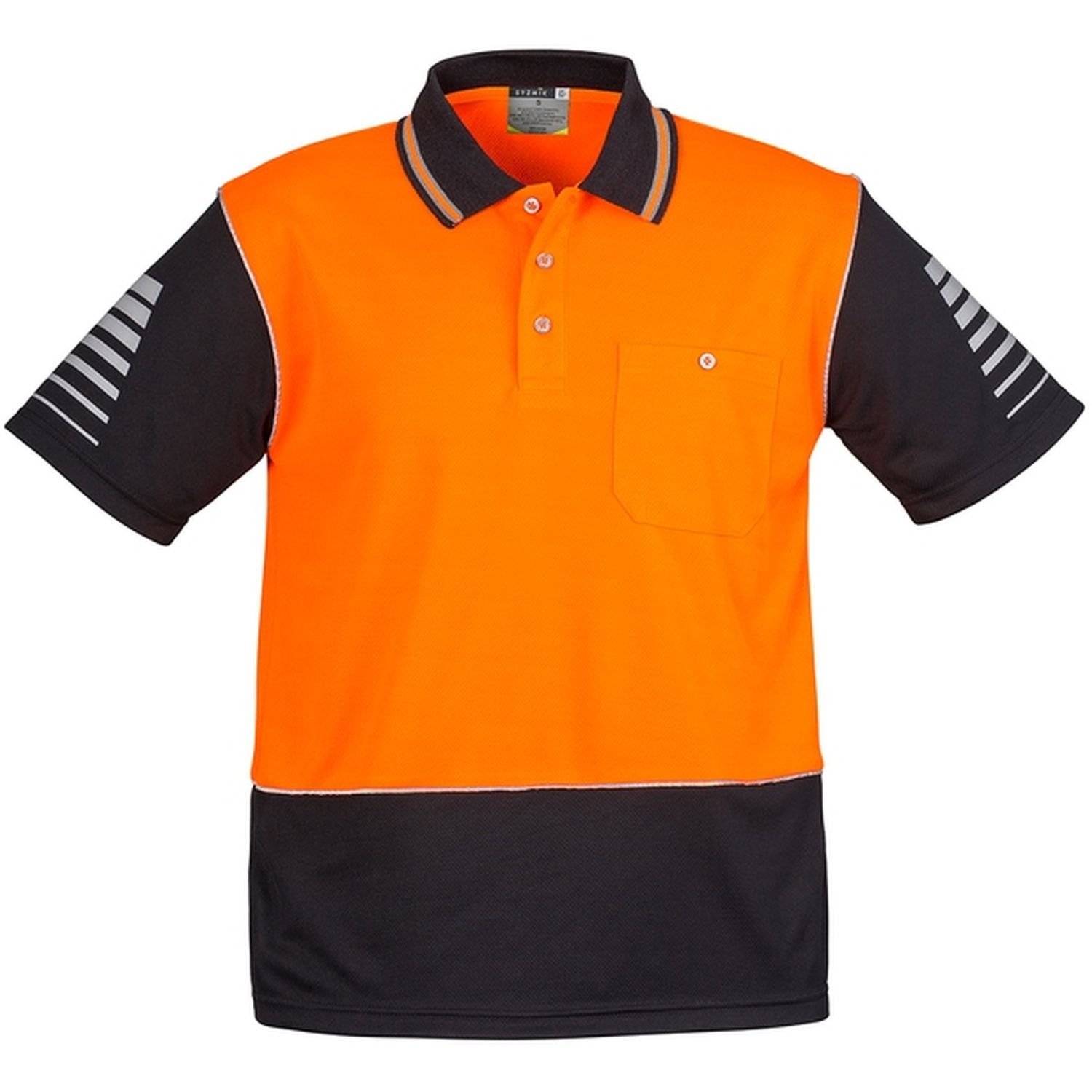 Syzmik Hi Vis Day Only Mens Zone Short Sleeve Polo