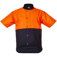 CT Oilskin Vest Hi Vis Day Only Short Sleeve
