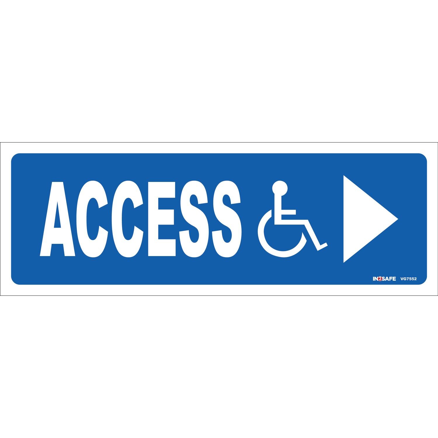Disabled Logo ACCESS With RH Arrow
