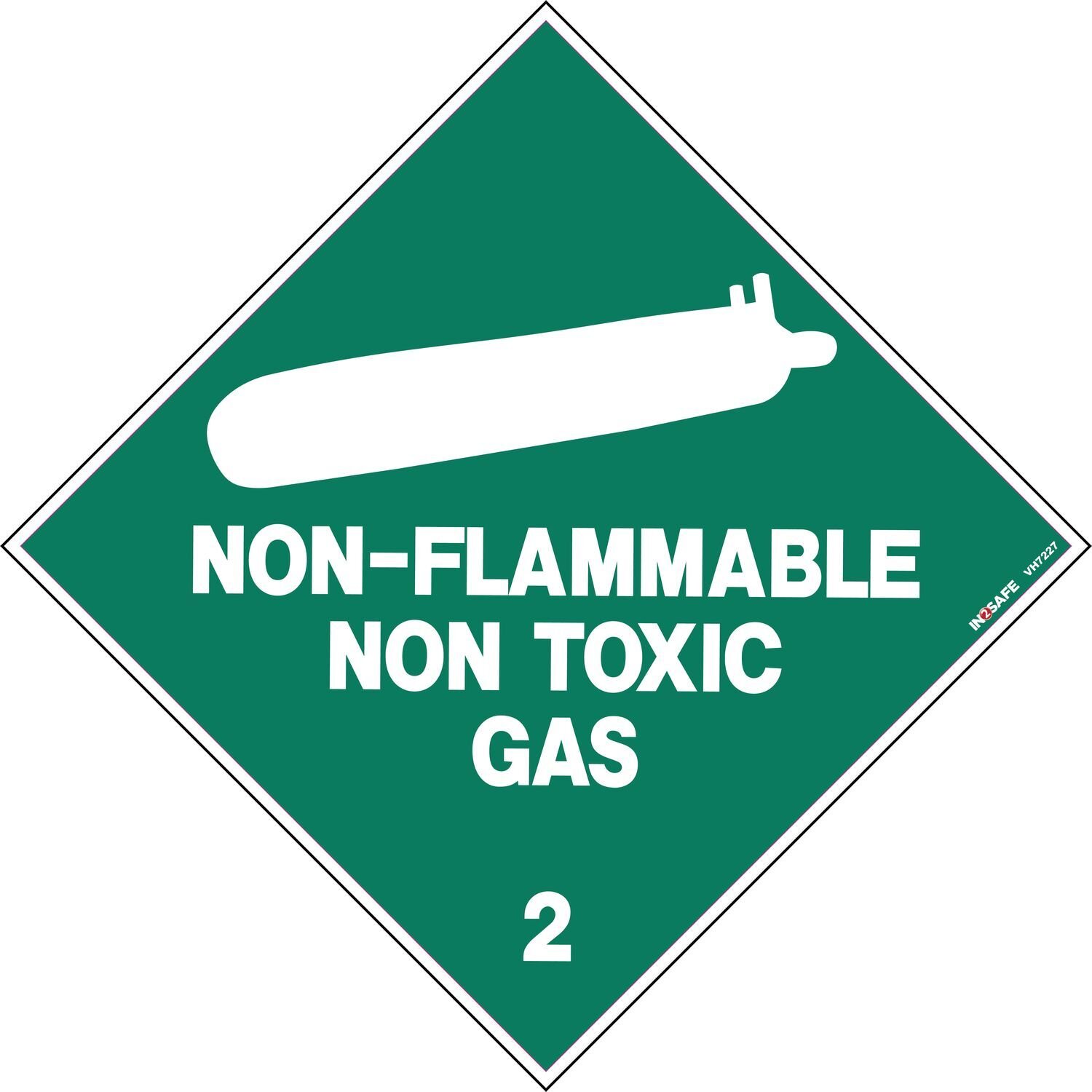 Hazchem Class 2 Non Flammable Gas Diamond