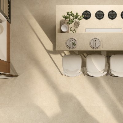 A tile, beige in color to suit Bathroom, Kitchen/Laundry & Living, Splashbacks
