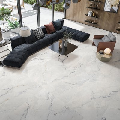 A marble tile, white in color to suit Bathroom, Kitchen/Laundry, Living Tiles