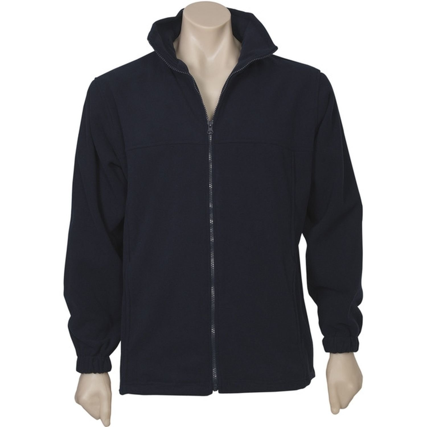 Mens Plain Microfleece Zip Jacket 285gsm