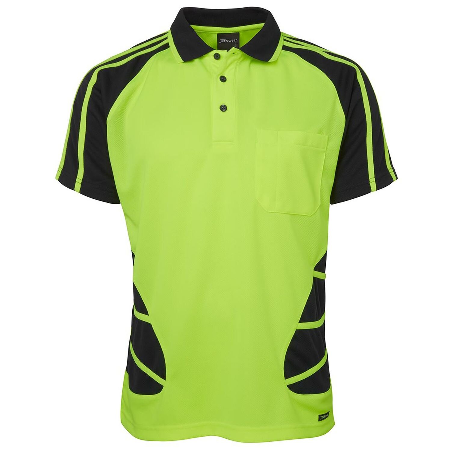 Hi Vis Short Sleeve Spider Polo 160gsm