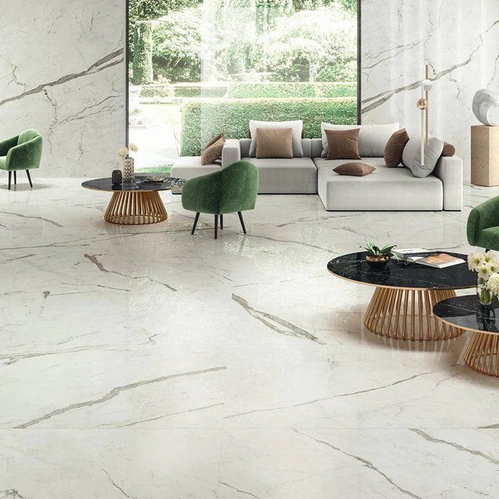 MarvelShine Statuario Supremo Range Living Room Tiles