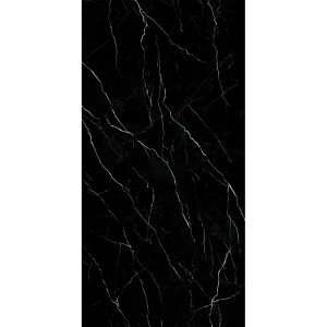 XL-Slab Nero Marquina 160x320 Silk 5.8mm thick