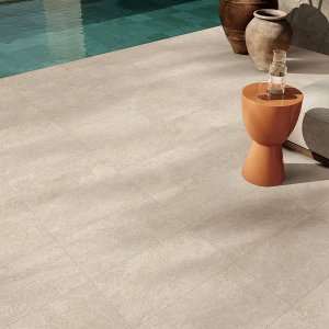 A stone tile, white in color to suit Bathroom, Kitchen/Laundry, Living, Outdoor, Pool Areas