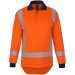 Mustang Wear Hi Vis TTMC-W23 Sport Weave Lightweight Stretch Long Sleeve Polo