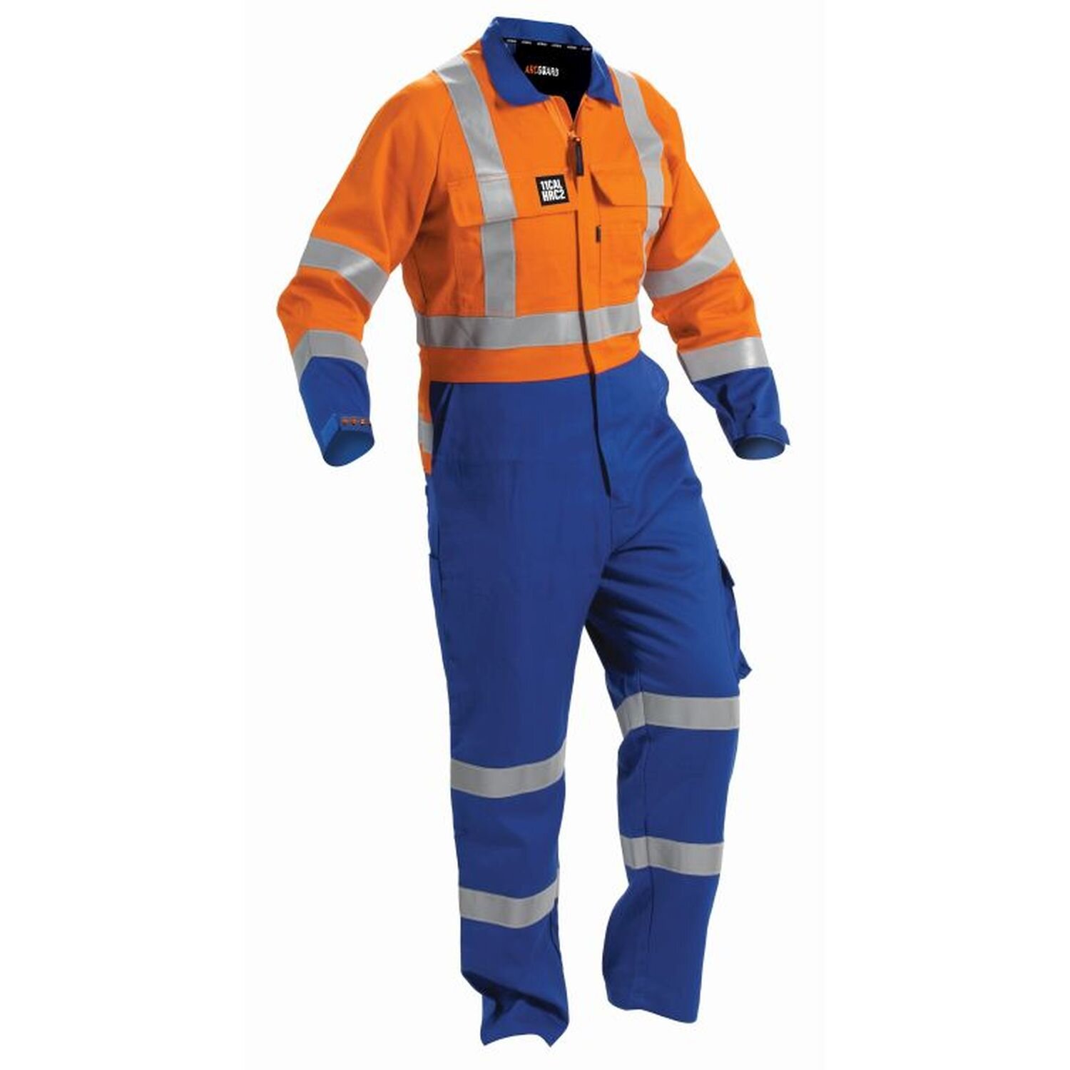 Arcguard Hi Vis Day/Night 88/11/1 Lightweight Zip Overall 240gsm