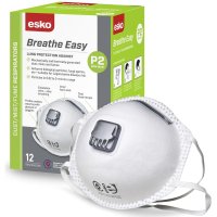 Breathe Easy Respirator P2 Valve Mask Box 12