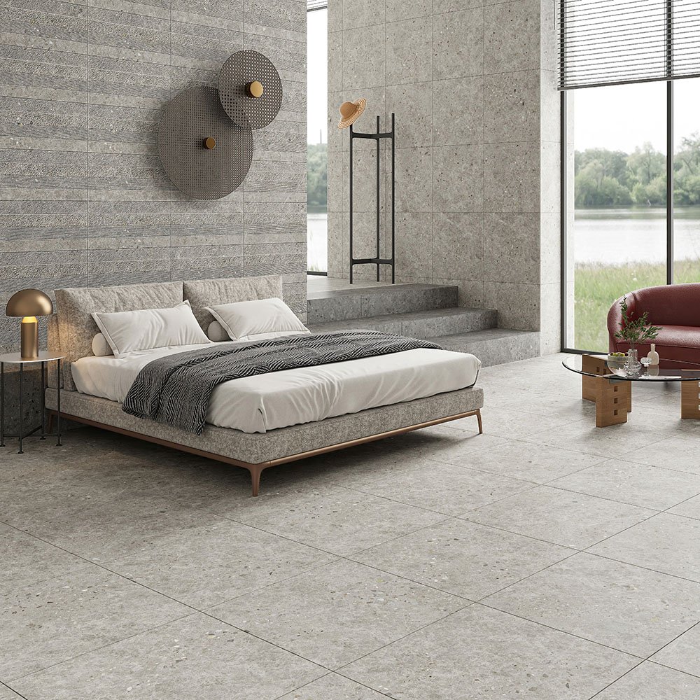 A stone tile, Grey in color to suit Bathroom, Kitchen/Laundry, Living, Splashbacks, Outdoor