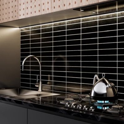 KITKAT Black 29.6X30 Tiles