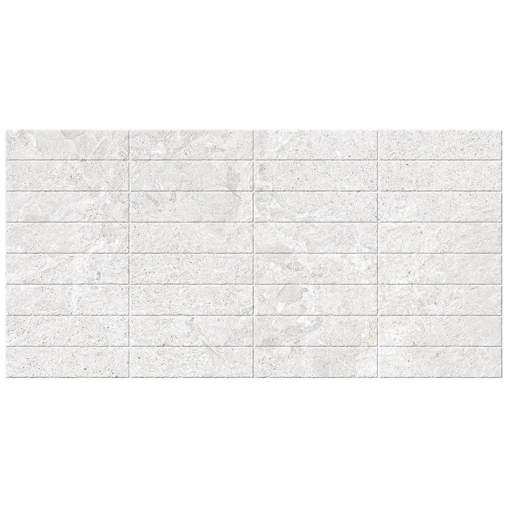 Rhythm White Brick Decor 30x60 Matt