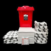 CT Oil & Fuel Spill Kit Wheelie Bin 240L