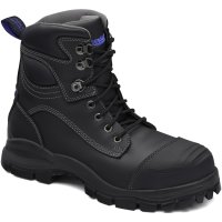Blundstone 991 Nitrile Sole 300&deg;C Lace Up Safety Boot With Scuff Cap Black