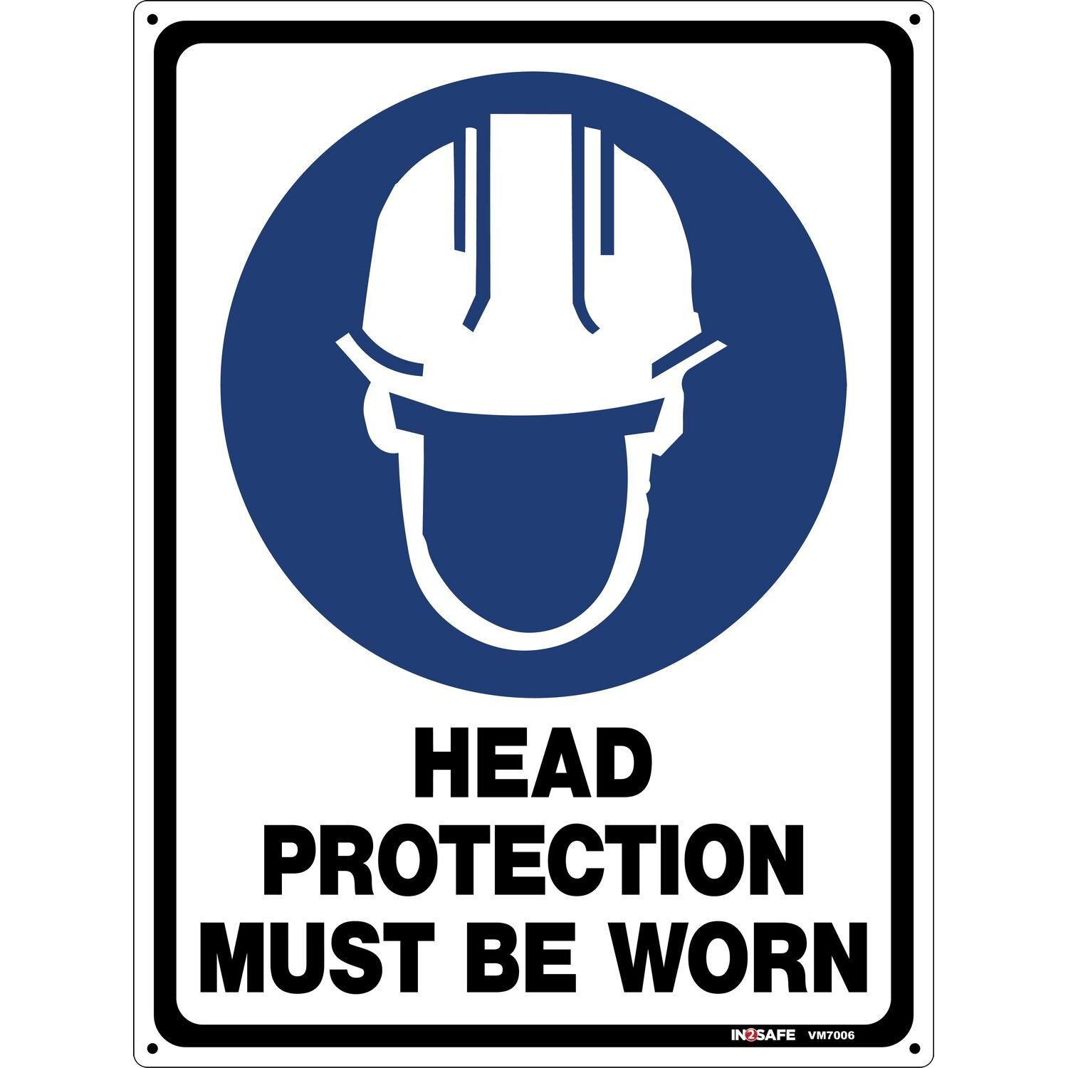 Head Protection Must Be Worn