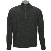 MKM Mount Zip & Collar Possum/Merino Jersey