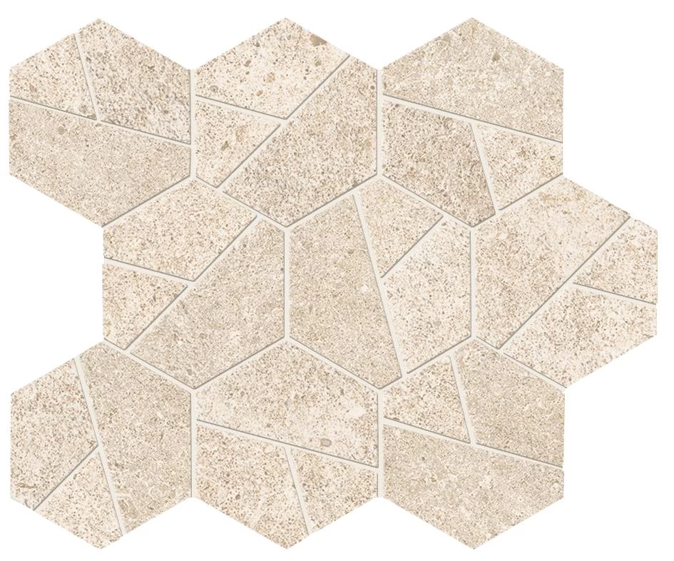 Boost Stone Ivory Hexagon 25x28.5