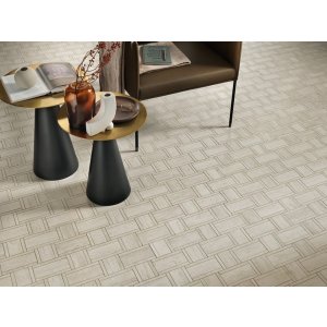 MarvelTravertine White Mosaico Basketweave 35x46.8