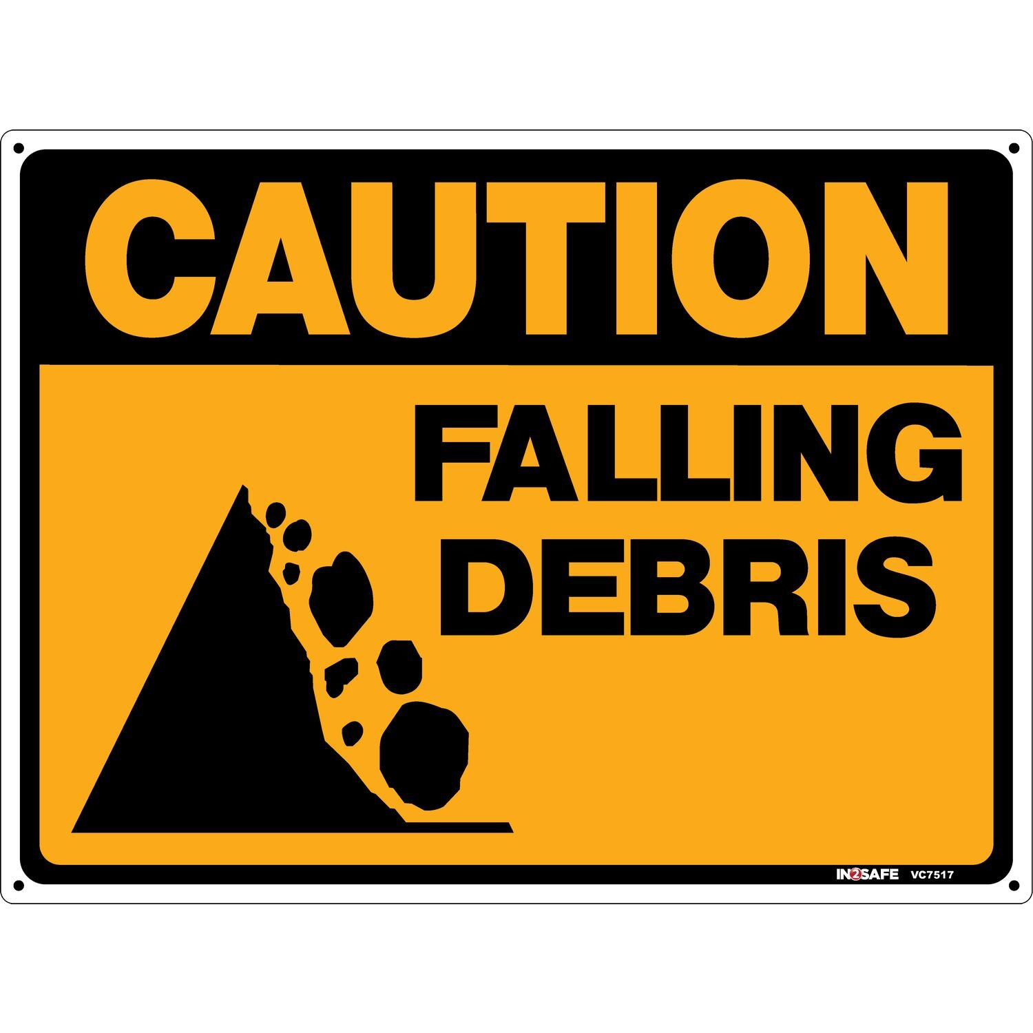 CAUTION Falling Debris