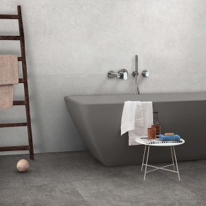 Concrete Rock Grey Bathroom Tiles