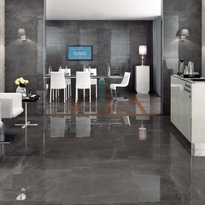 A marble tile, Grey in color to suit Bathroom, Living, Kitchen/Laundry, Splashbacks