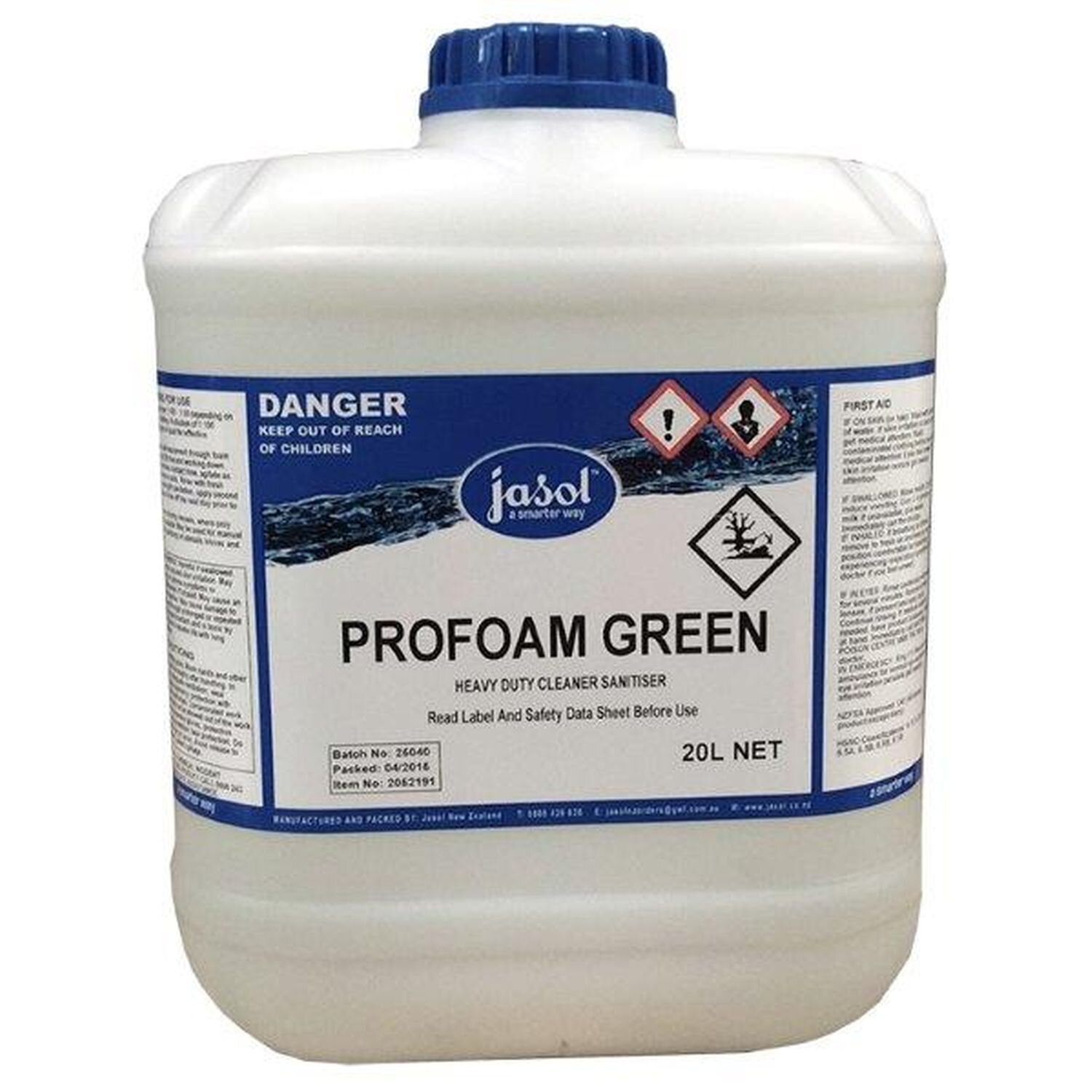 Profoam Green H/Duty Cleaner Sanitiser 20L