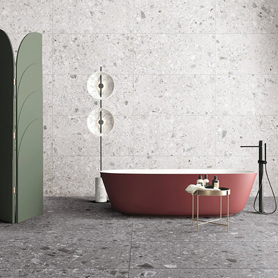 A stone tile, Dark Grey in color to suit Bathroom, Living, Outdoor, Pool, Light Commercial