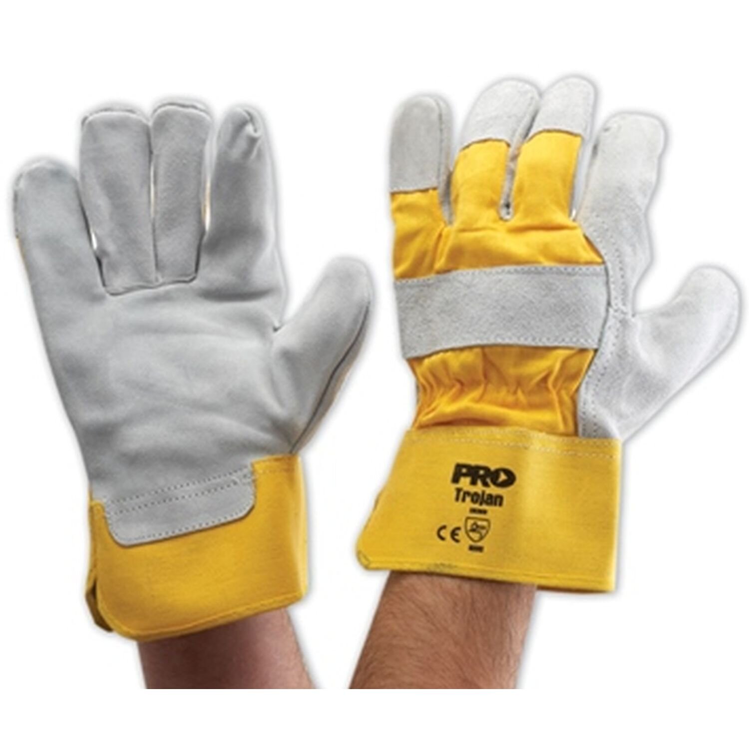 Handyman Gloves Yellow-Grey Pkt 12