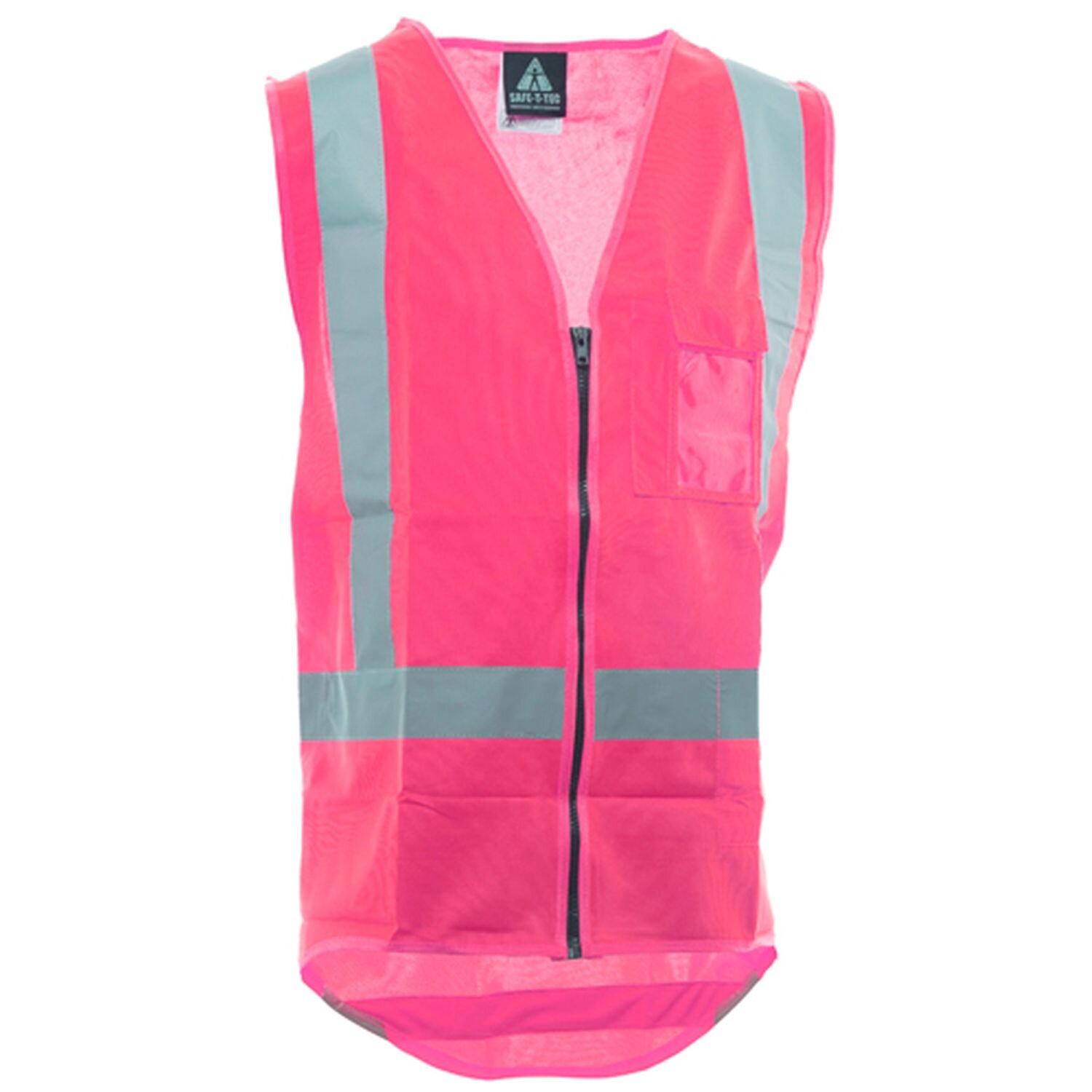 Hi Vis Zip Safety Vest