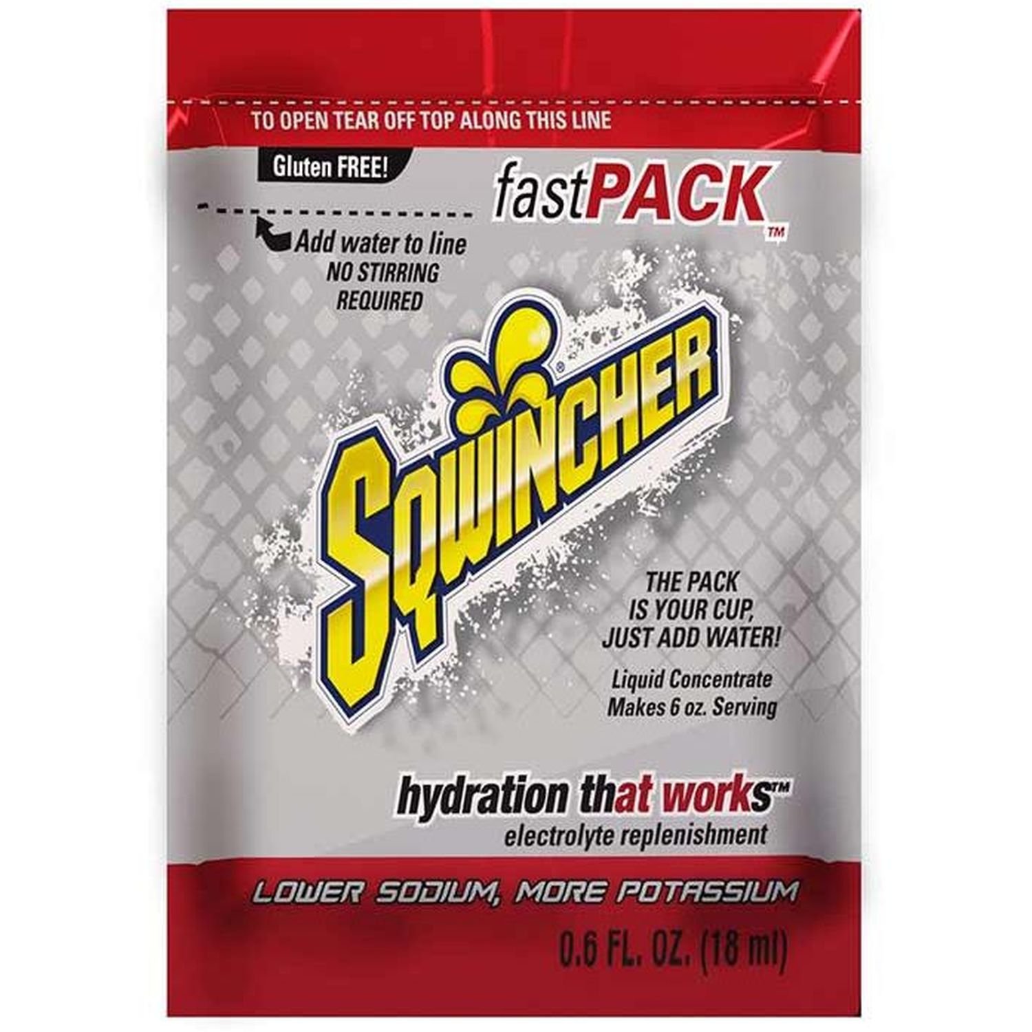 Sqwincher Fast Pack 18ml Ctn 50