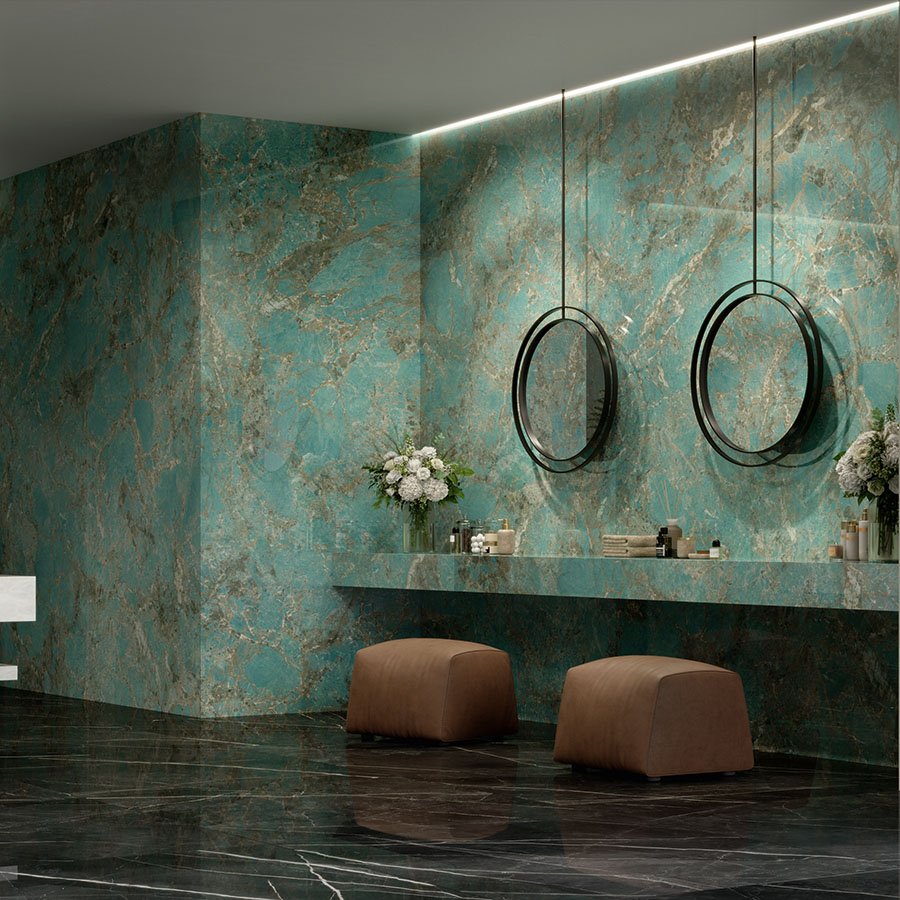 Marvel Gala Amazzonite Range Bathroom Tiles