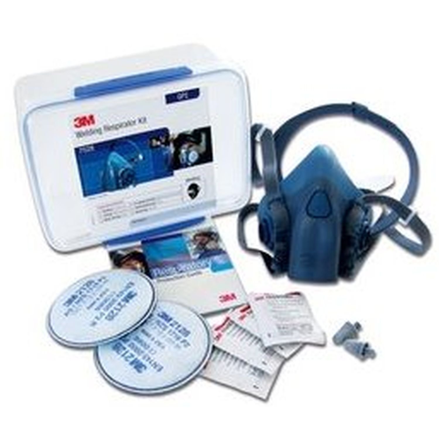 3M 7528 Silicone Mask Welding Respirator Kit GP2