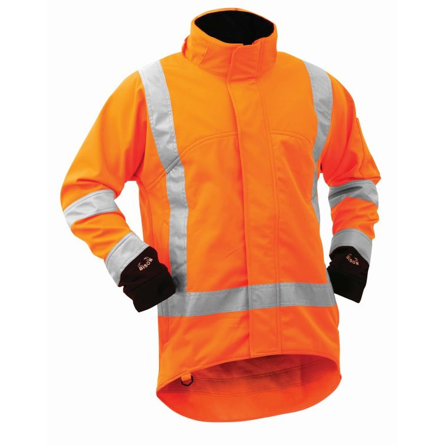 Bison Stamina Hi Vis TTMC-W Softshell Jacket