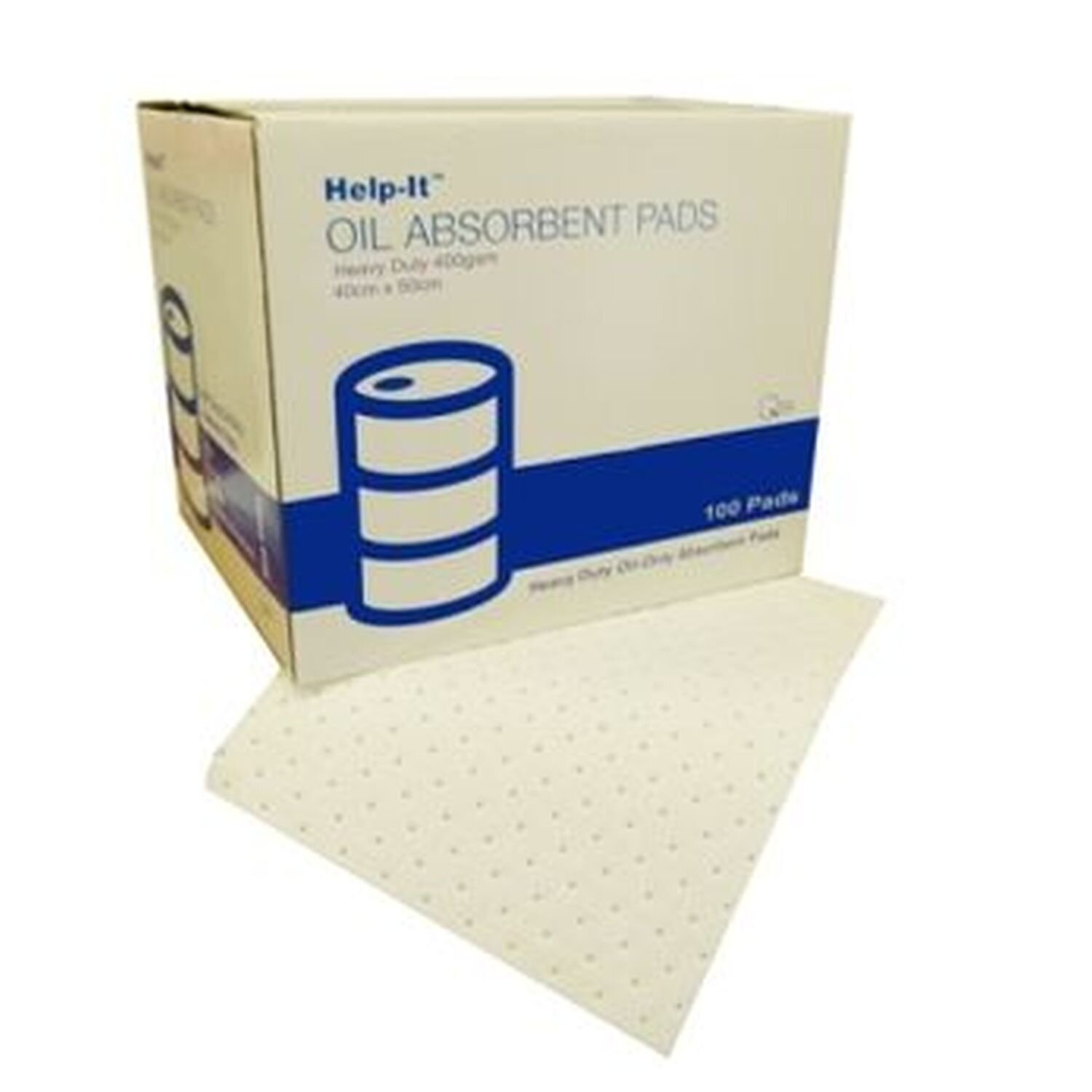 Oil Absorbent Pad Heavy Duty 400gsm Ctn100