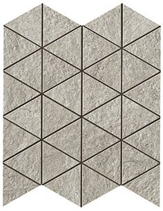 KLIF Silver Triangle Mosaic 28.5x33 Bathroom Tiles