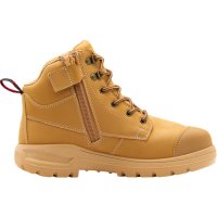 John Bull Rook Lace Up/Zip TPU Safety Boot Wheat
