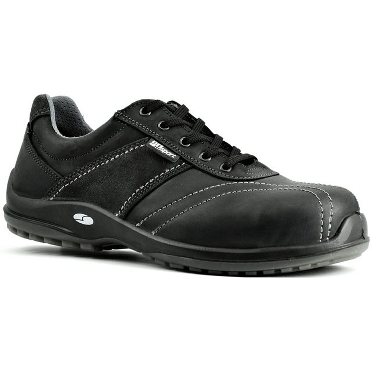 Grisport Torino Wide Fit Composite Midsole Aluminium Toe Safety Shoe Black