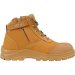 Mustang Wear 718Z Nitrile Sole 300&deg;C EH Lace Up Zip Safety Boot with Scuff Cap