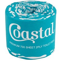 Coastal 700 Sheet Toilet Rolls 2 Ply x 48 Ctn