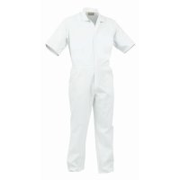 460014 Food Industry Short Sleeve Polycotton Overall 190gsm
