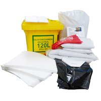 Oil Spill Kit (Wheelie Bin) 120 Ltr