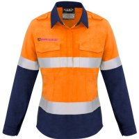 Syzmik Womens Fire Retardant 6 Cal Day/Night Closed Front Shirt