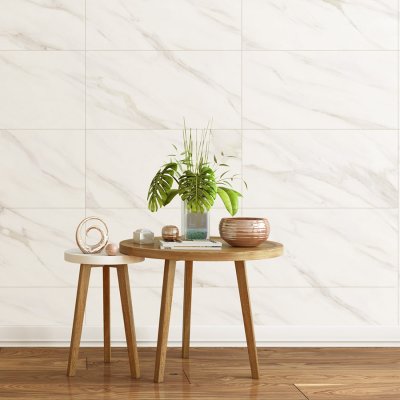 A tile, White in colour to suit Bathroom marble