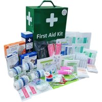 1-50 Superior Workplace First Aid Kit Metal Wall Mount